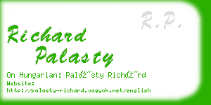 richard palasty business card